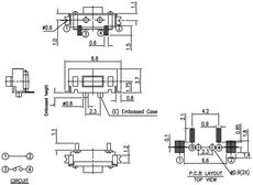 Metallabdeckung | Zentrierzapfen (L = 0.8 mm)