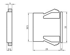 pair of end plates