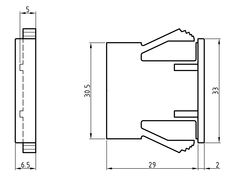 pair of end plates