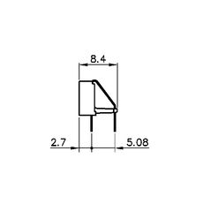 left angular 5.08 mm