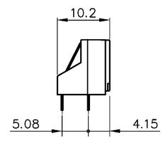 left angular 5.08 mm