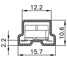 Tube for actuators 1 & 7