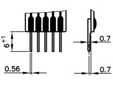 with solder pins (for PCB)